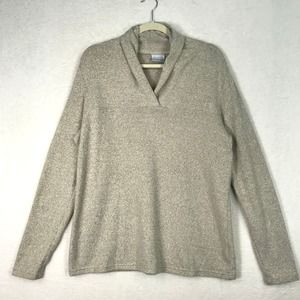 Columbia Women’s Beige/Cream Cowl Neck Sweater